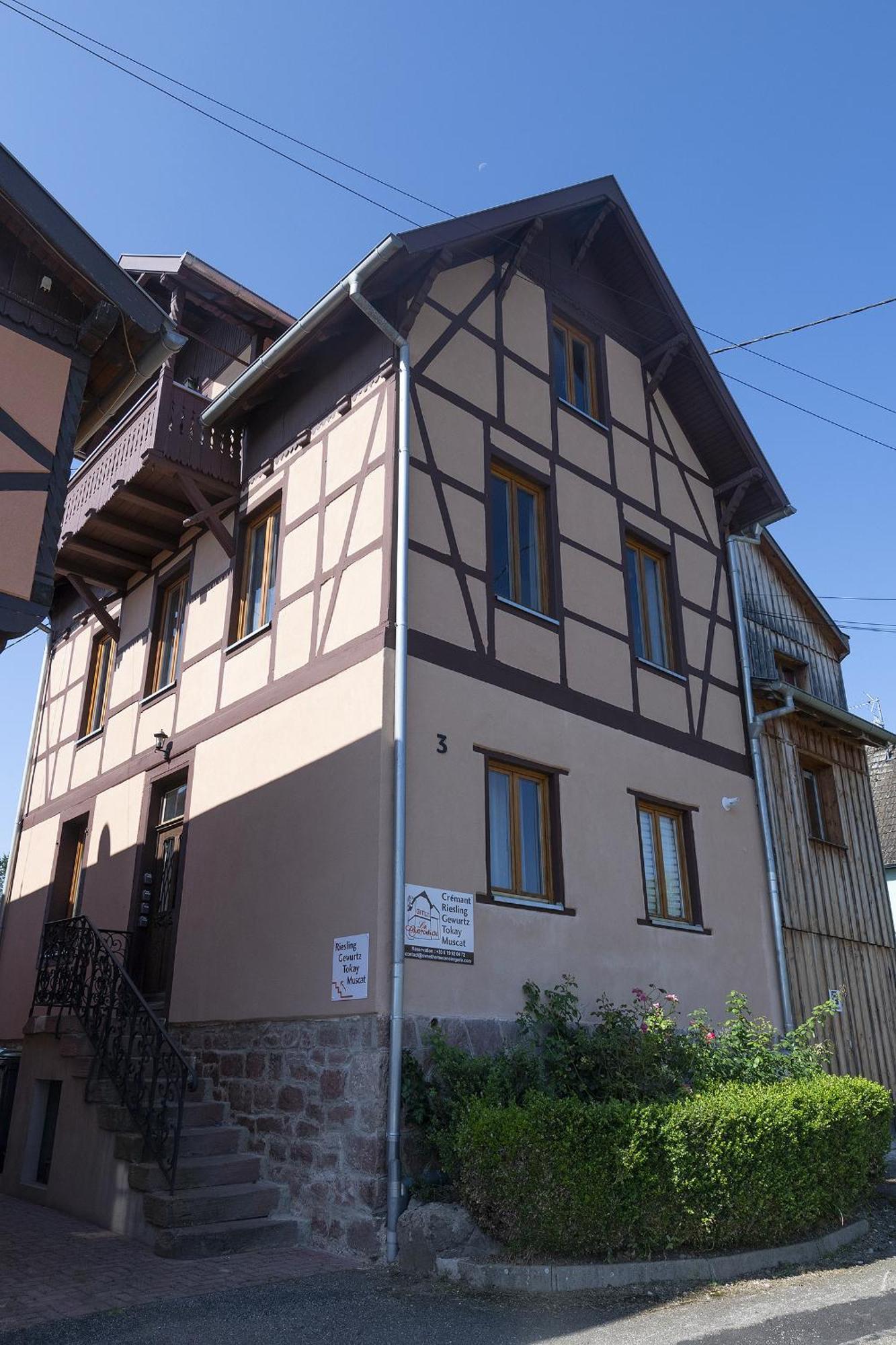 Riesling - Vue Imprenable Sur Le Vignoble - Renove Recemment - Parking Gratuit Riquewihr Exterior foto